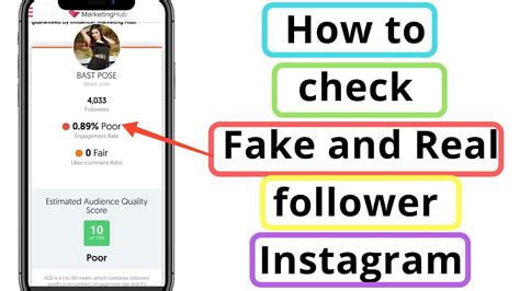 how to check if ig followers are fake